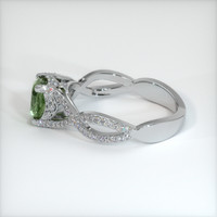 1.66 Ct. Sapphire Ring, 18K White Gold 4